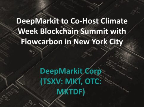 DeepMarkit to Co-Host Climate Week Blockchain Summit with Flowcarbon in New York City