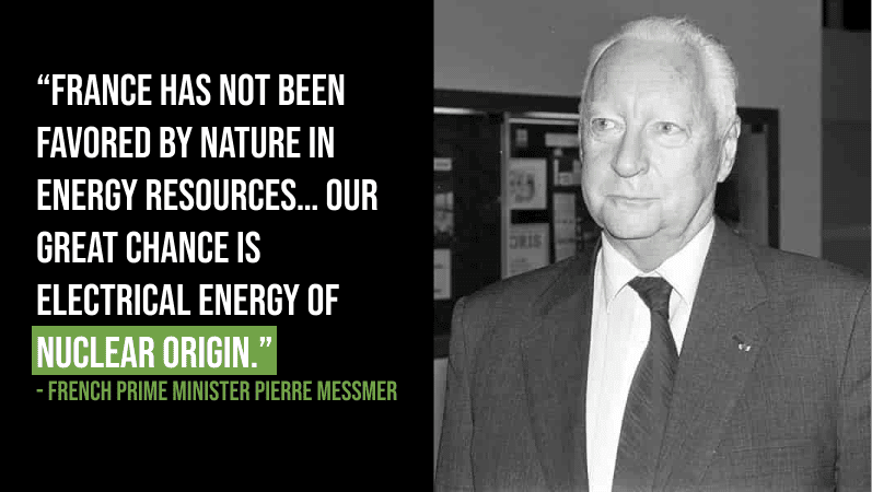 pierre messmer on nuclear in France