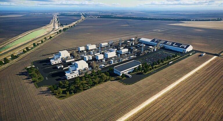 Musk Breaks Ground on Tesla’s $1 Billion Texas Lithium Refinery