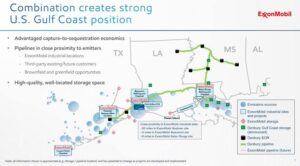 Exxon String Map Exxon Buys CO2 Pipeline Operator, Betting $5B on Carbon Capture