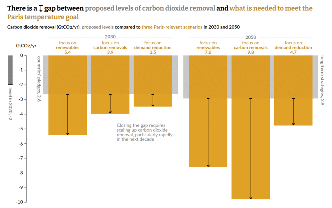 What it Takes to Close the Huge Carbon Removal Gap?