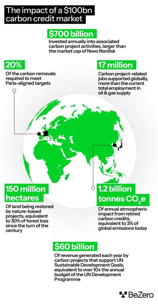 BeZero $100B carbon credit market report