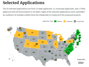 Climate Pollution Reduction Grants selected applicants 