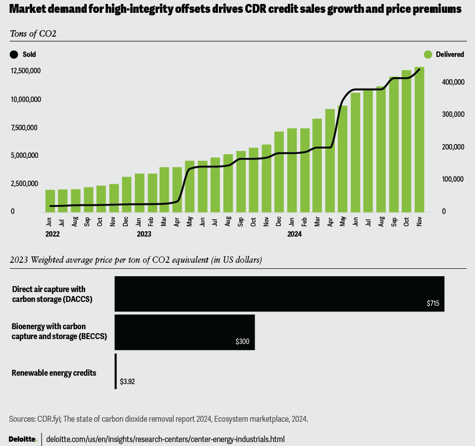 carbon removal credits and price