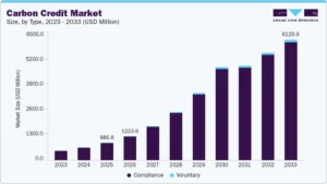 carbon credit market projection