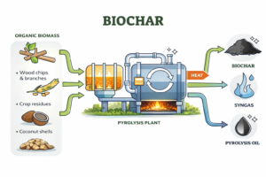 biochar pyrolysis process