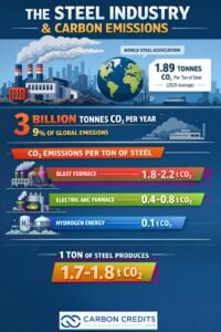 steel industry carbon emissions