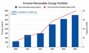 amazon renewable energy portfolio 2025