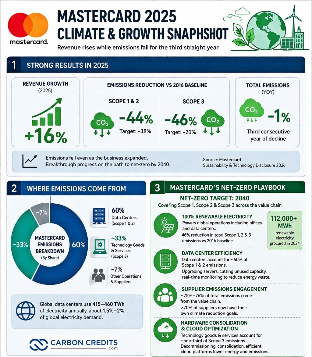 mastercard emissions vs growth