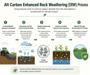 Alt Carbon enhanced rock weathering ERW