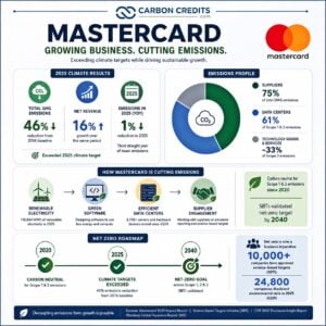 Mastercard Grew Revenue 16% While Slashing Total Emissions 46%, Here's How