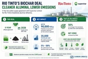 Rio Tinto biochar deal SuperChar