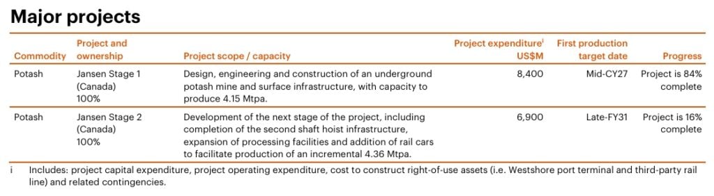 BHP POTASH
