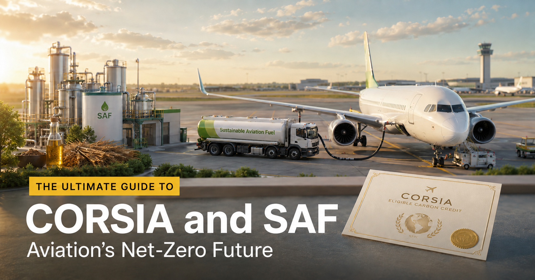 CORSIA and SAF: The Complete Guide to Aviation’s Net-Zero Future