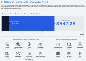 Citibank sustainable finance 2030