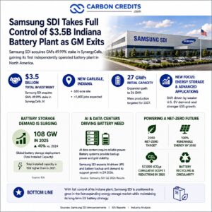 Samsung SDI battery plant indiana