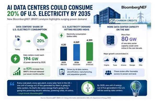 data center electricity demand