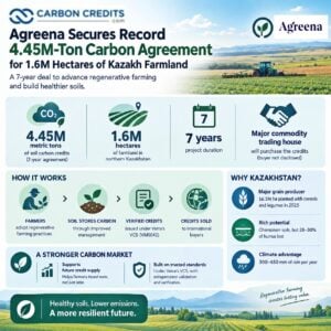 Agreena soil carbon deal kazakhstan