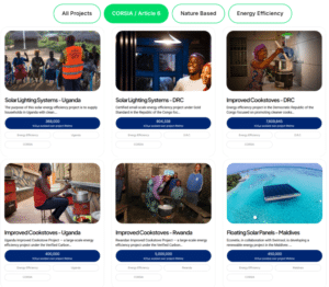 Econetix CORSIA article 6 carbon projects