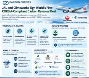 JAL Climeworks carbon removal