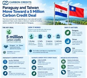 Paraguay Taiwan carbon credits