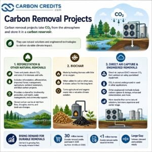 carbon removal project types